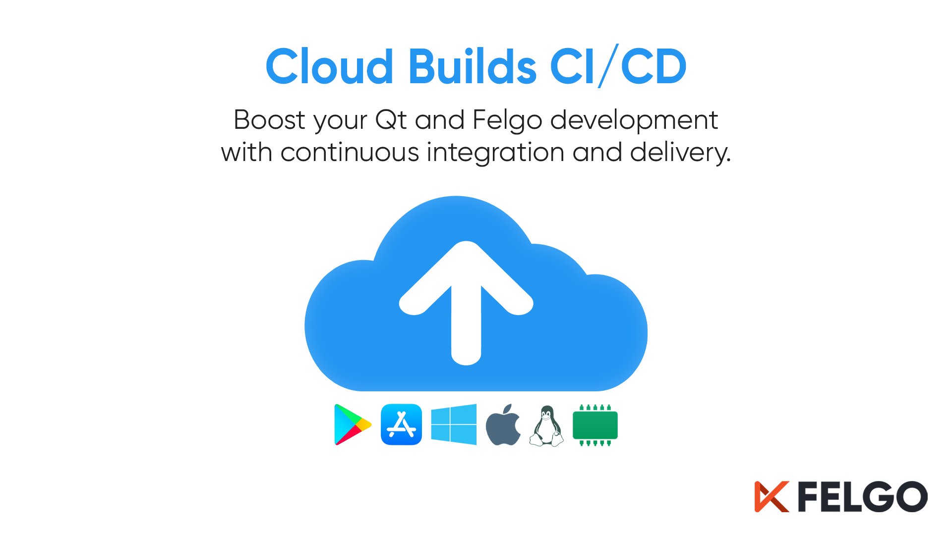 CloudBuildsGraphic - Felgo Cloud IDE