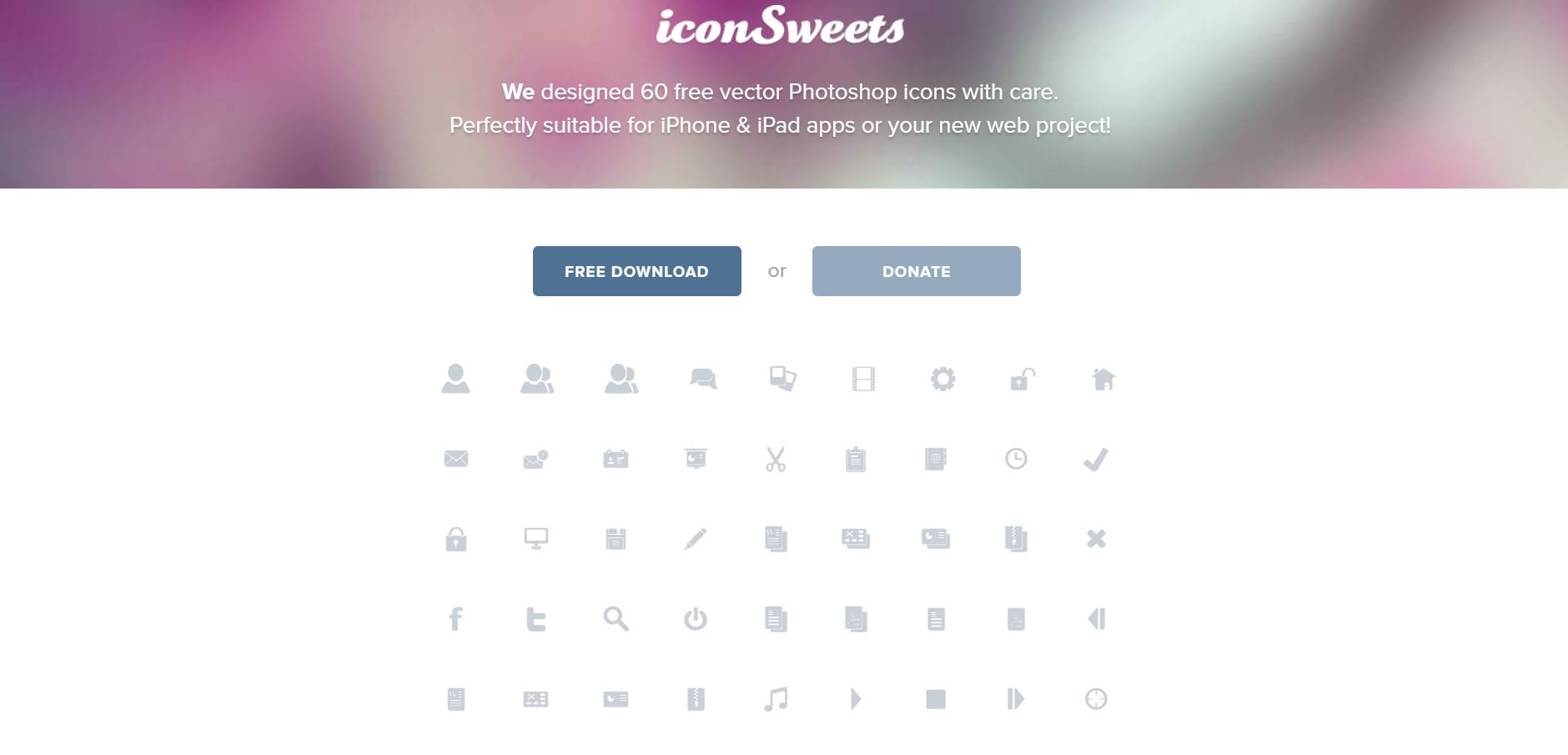 Vector icons - IconSweets 2020