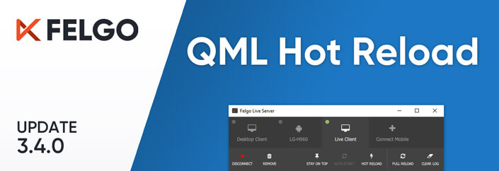 Release 3.4.0: QML Hot Reload with Felgo Live - Felgo