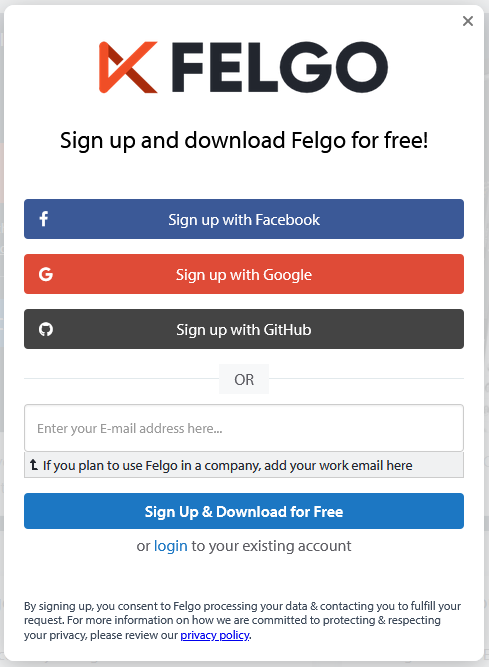 felgo-signup-popup-create-account