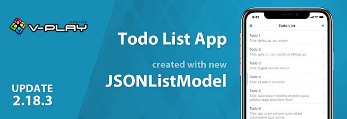 Release 2.18.3: QML JSON ListModel and Todo List App - Felgo