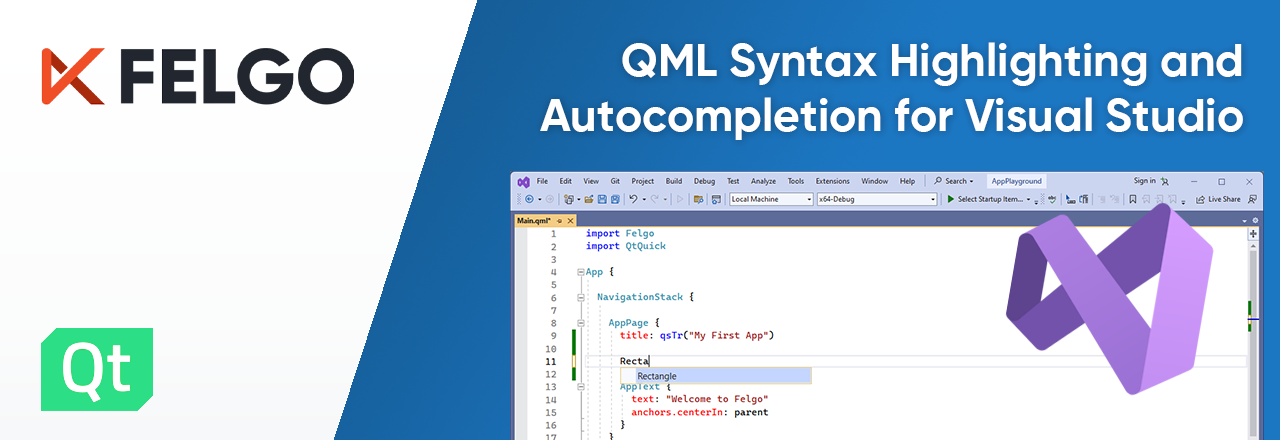 QML Extension for Visual Studio: Qt Quick Syntax Highlighting and Autocompletion
